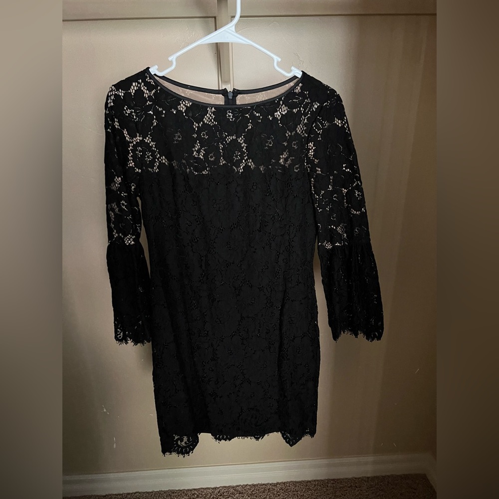 Ralph Lauren Black Lace Dress